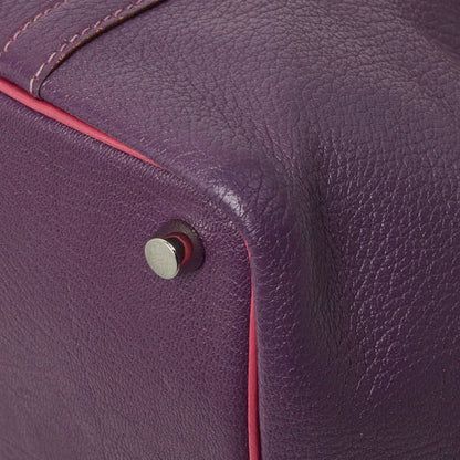 Hermes Picotin PМ Eclat Handbag Purple Chic Glitter Silver Goatskin Chevre — view 4