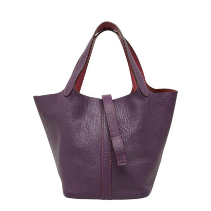 Hermes Picotin PМ Eclat Handbag Purple Chic Glitter Silver Goatskin Chevre