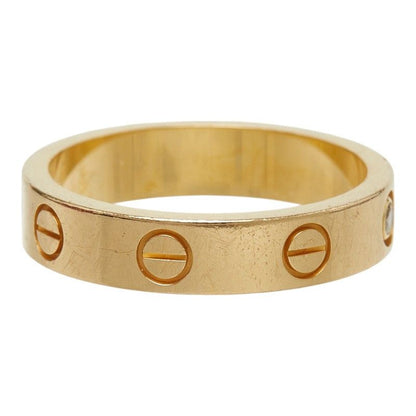 Cartier Mini Love Diamond Ring 51 18k Yellow Gold — view 2