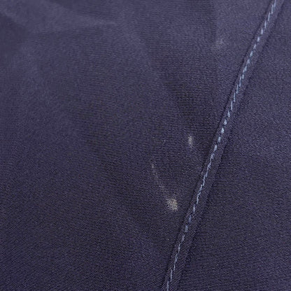 Hermes Silk Blouse Shirt Navy 44 — view 6