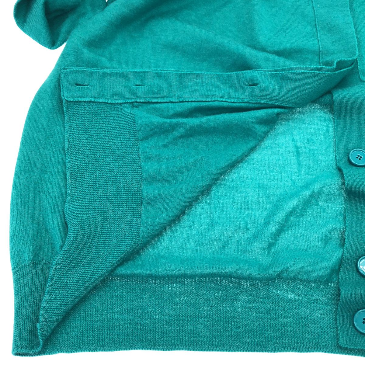 Hermes Cashmere Knit Cardigan Green 42 — view 6