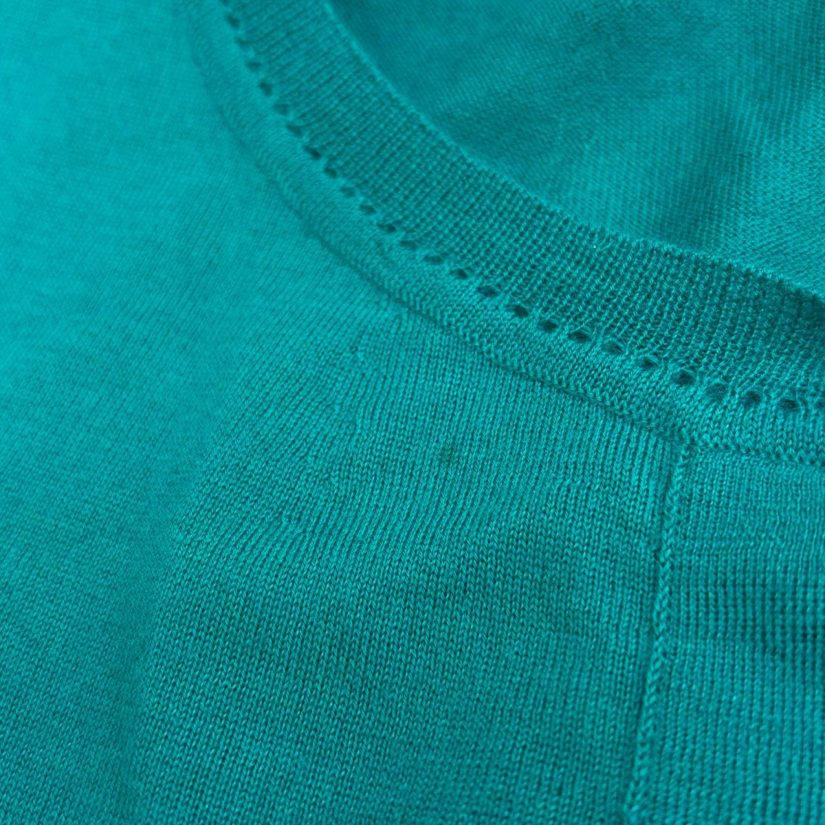 Hermes Cashmere Knit Cardigan Green 42 — view 7