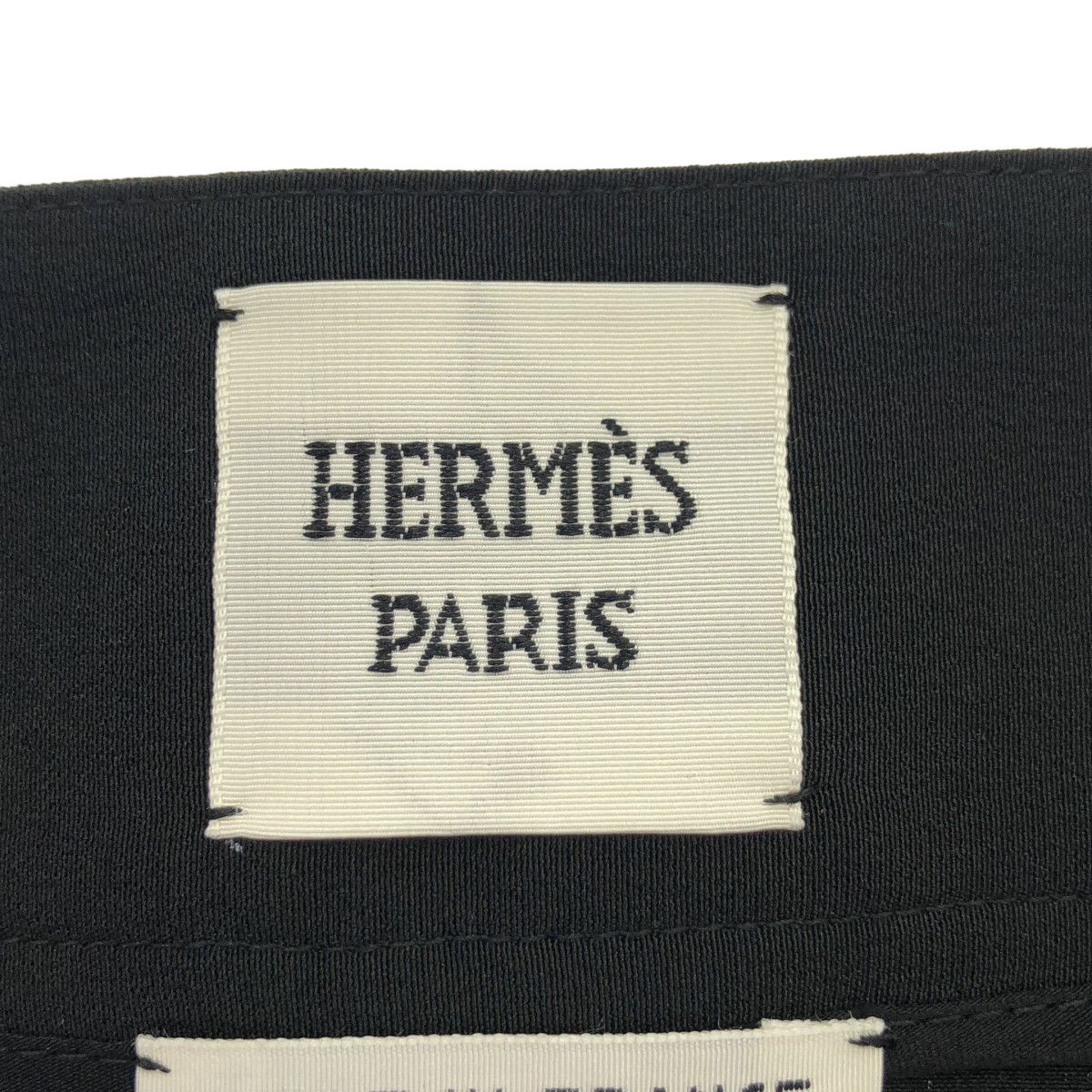 Hermes Silk Skirt Black 44 — view 3