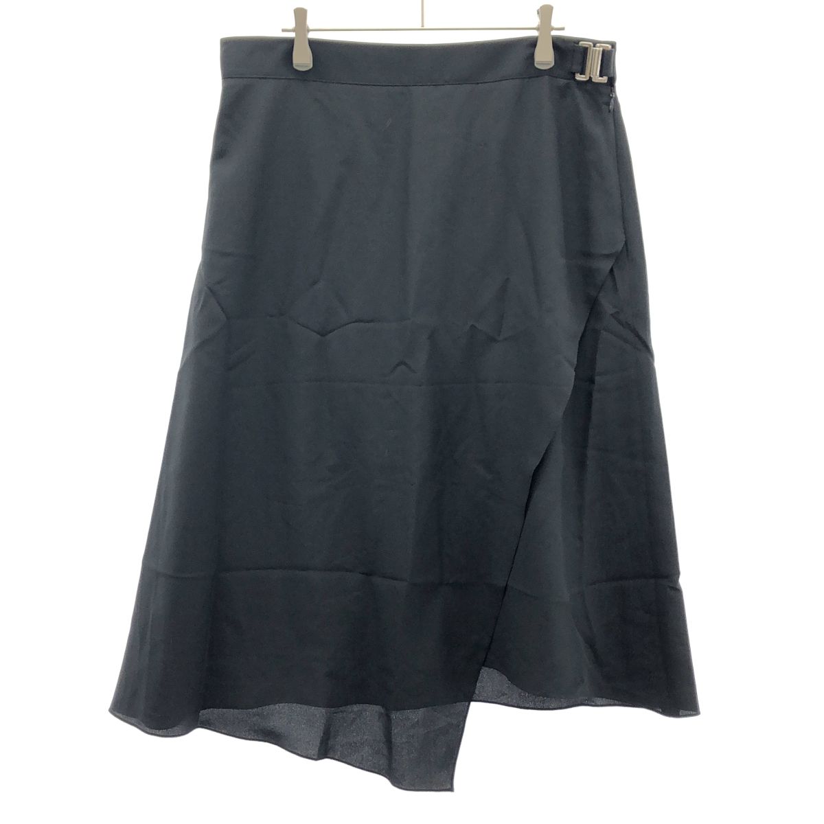 Hermes Silk Skirt Black 44
