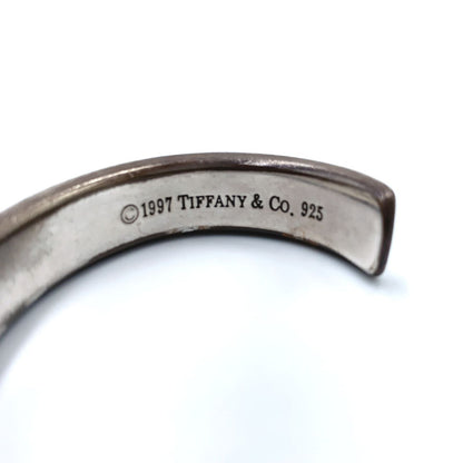 Tiffany & Co 1837 Narrow Cuff Silver Bangle Bracelet — view 4