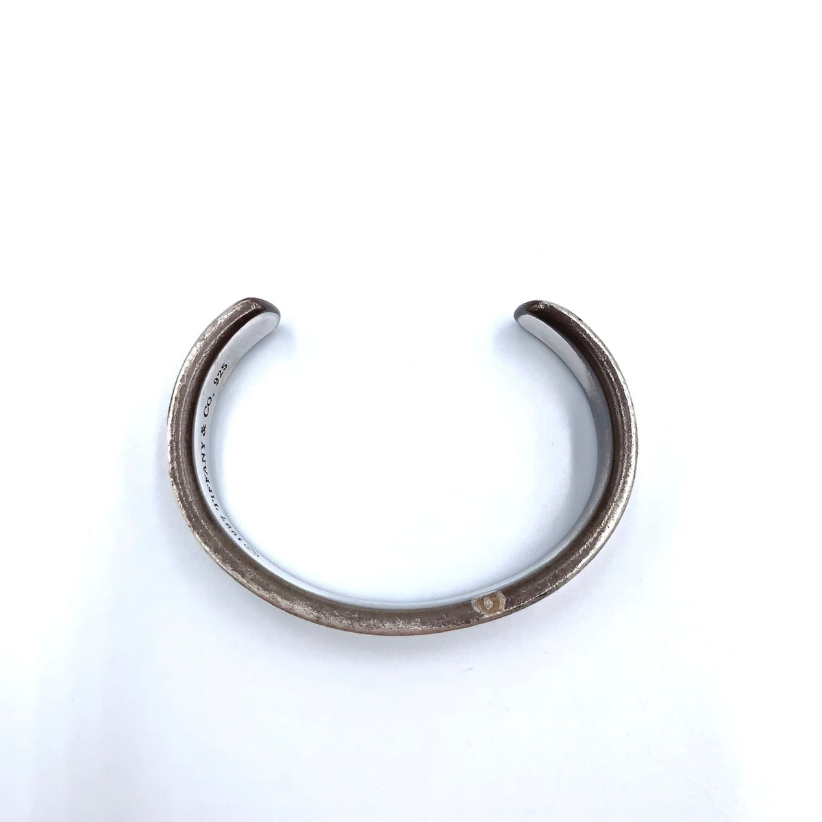 Tiffany & Co 1837 Narrow Cuff Silver Bangle Bracelet — view 3