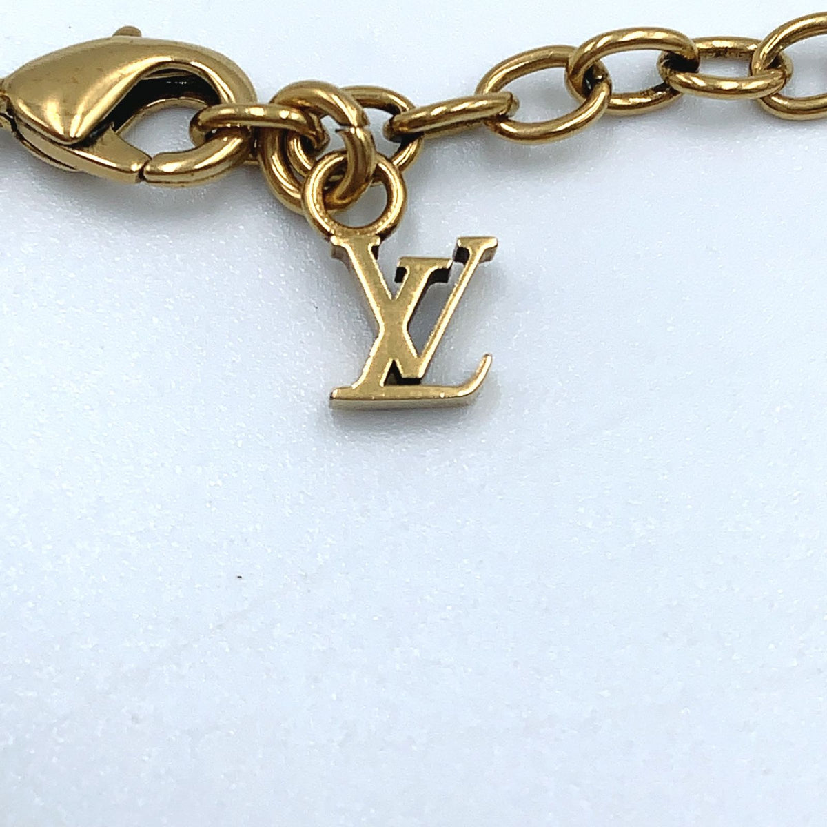 Louis Vuitton Monogram Low Metal Gold Bracelet — view 4