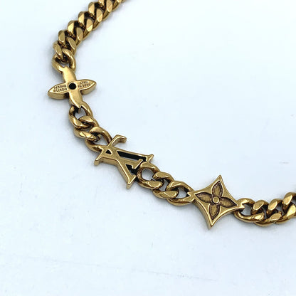 Louis Vuitton Monogram Low Metal Gold Bracelet — view 2