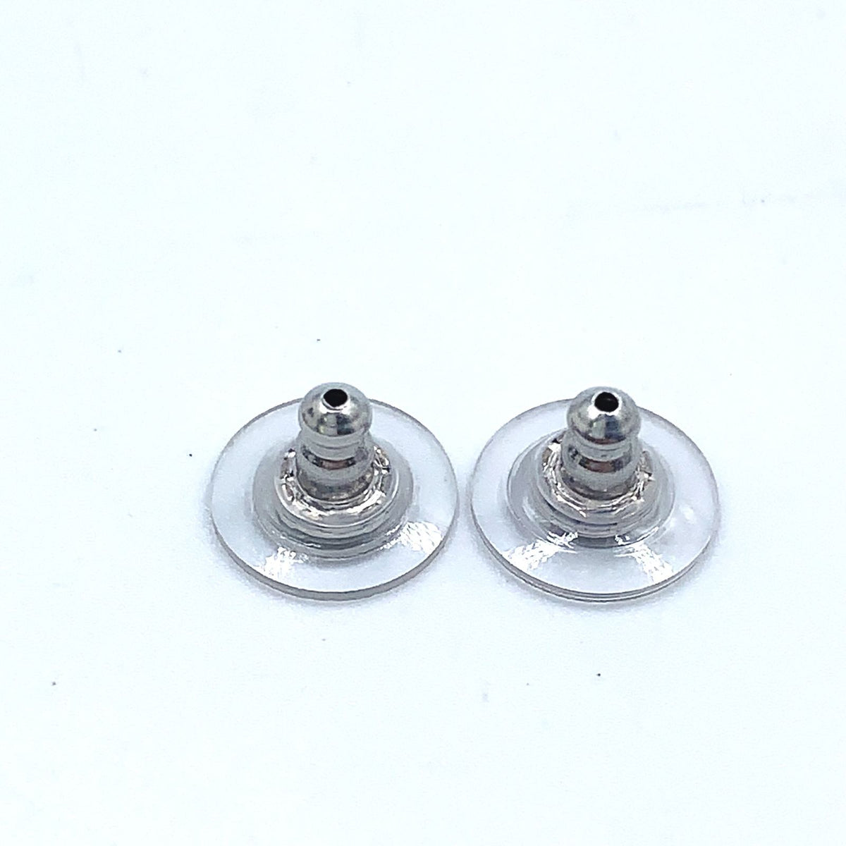 Dior D Logo Alphabet Dancing Metal Rhinestone Silver Earrings — view 6