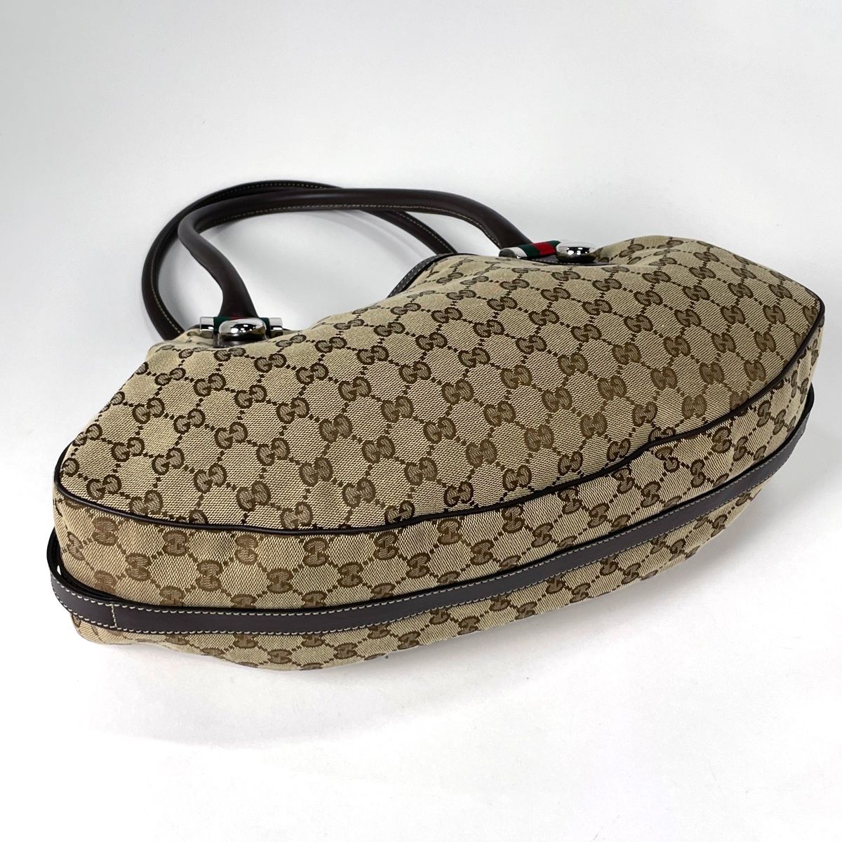 Gucci Tote Bag GG Pattern Canvas Brown — view 2