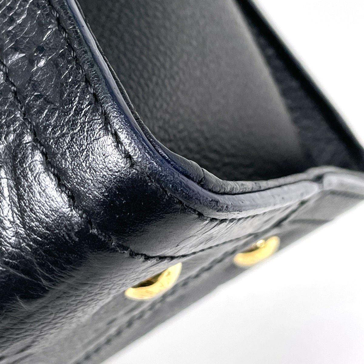 Louis Vuitton Three PM Handbag Monogram Empreinte Noir — view 3