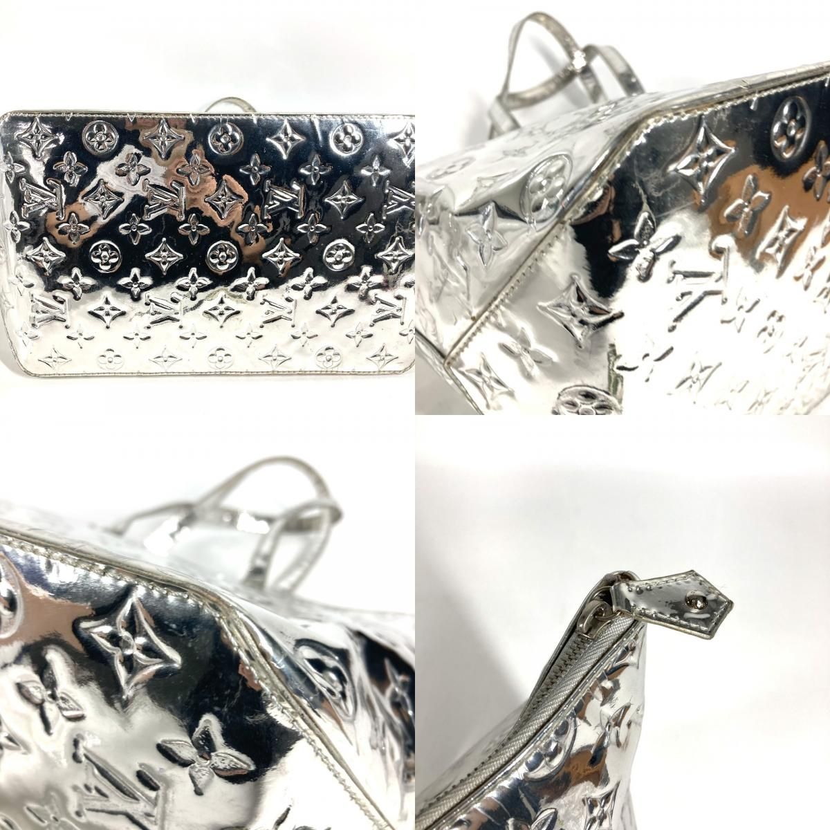 Louis Vuitton Shoulder Bag Bellevue GM Monogram Miroir Leather Argent Silver — view 8