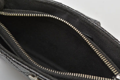 Chanel Pouch Card Case Coin Purse Leather Black — view 5