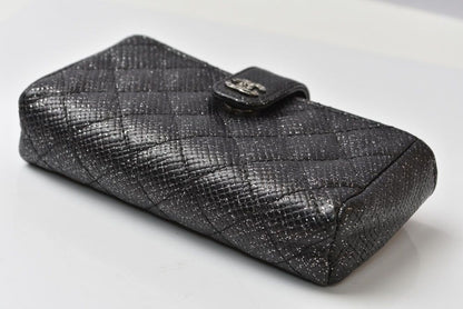 Chanel Pouch Card Case Coin Purse Leather Black — view 4