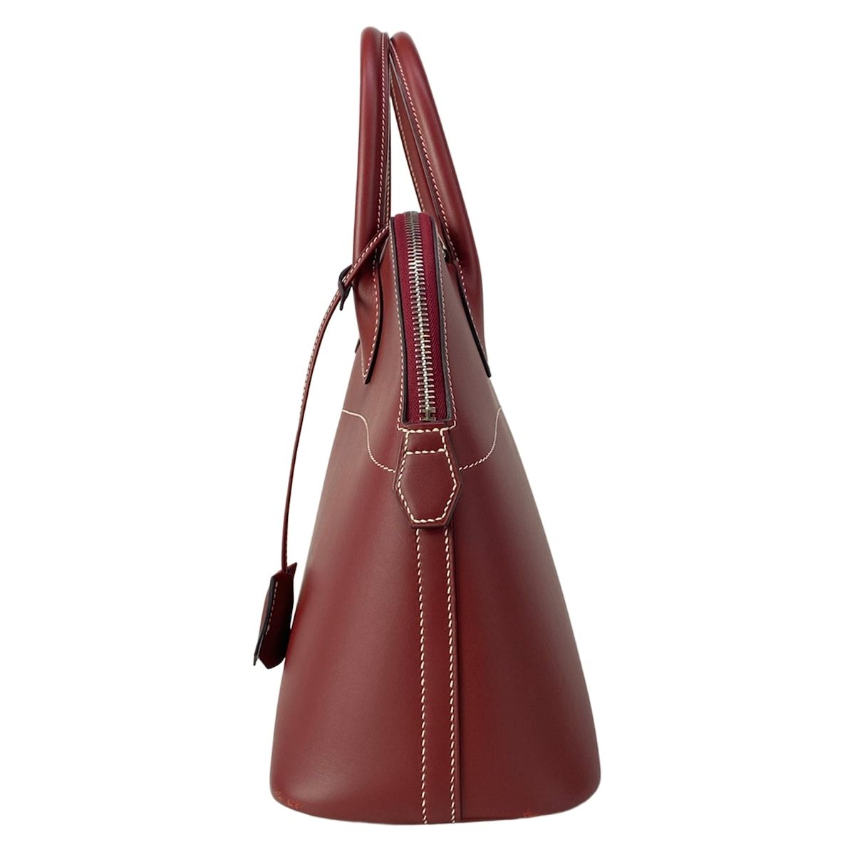 Hermes Handbag Bolide 31 Bordeaux Silver — view 4