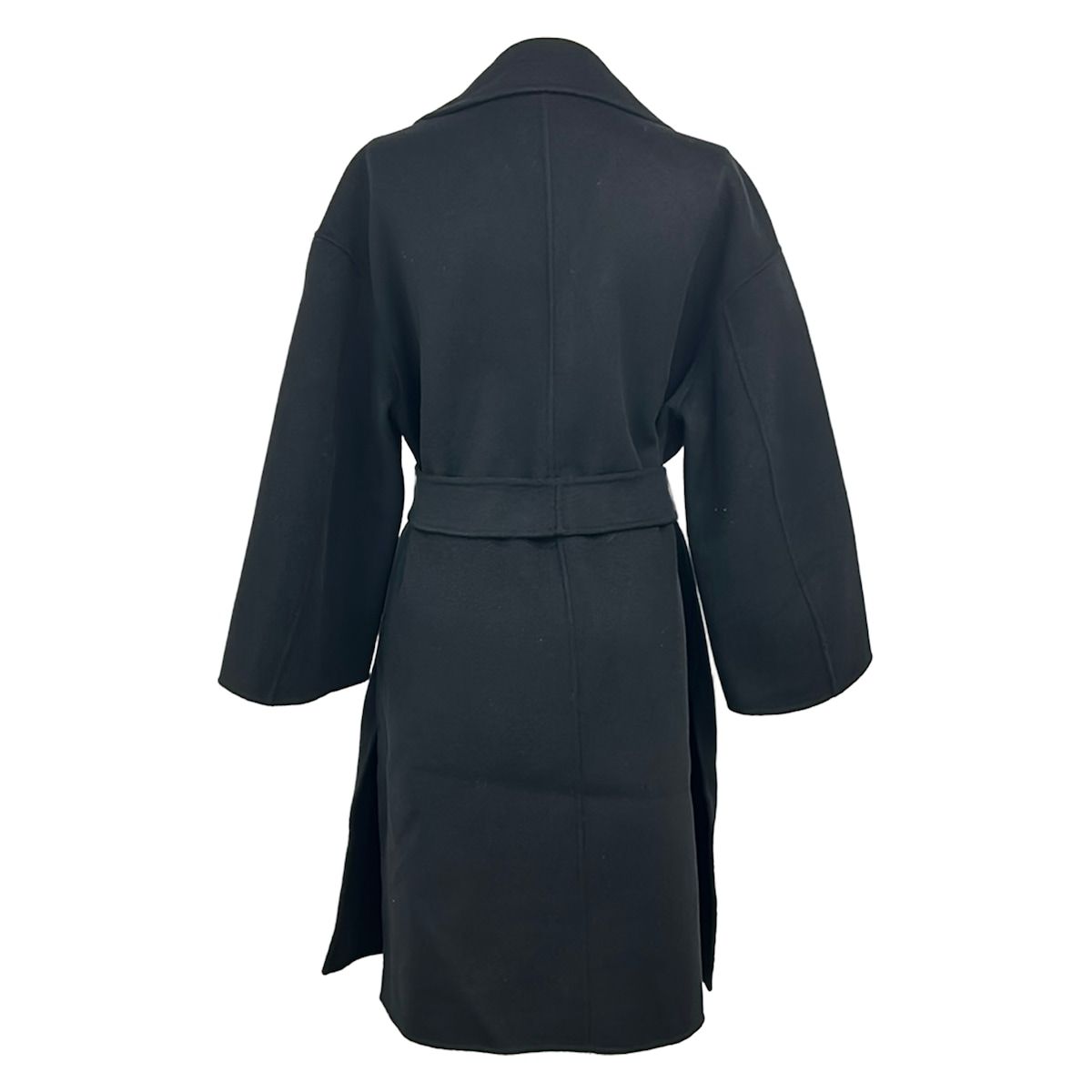Max Mara S Coat L Black Double Face 44 — view 2