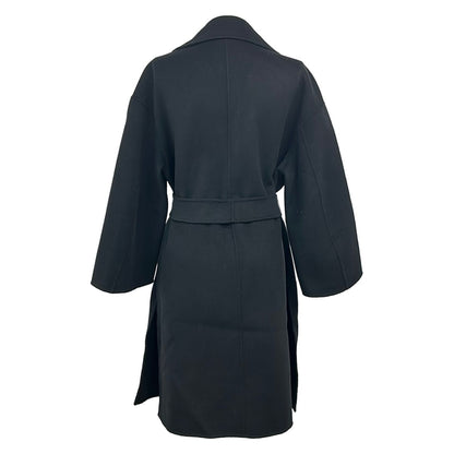 Max Mara S Coat L Black Double Face 44 — view 2