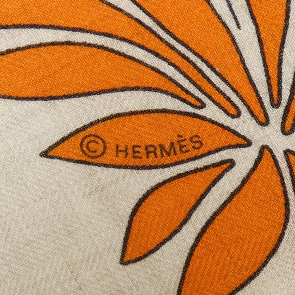 Hermes les Leopards Triangle Jean Shawl Scarf — view 5