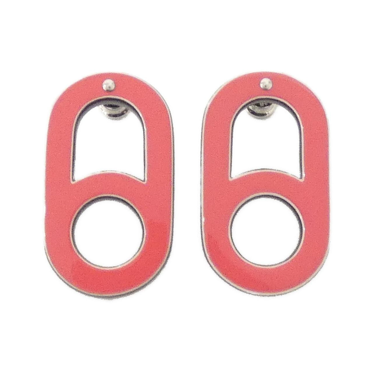 Hermes Variation Earrings Silver