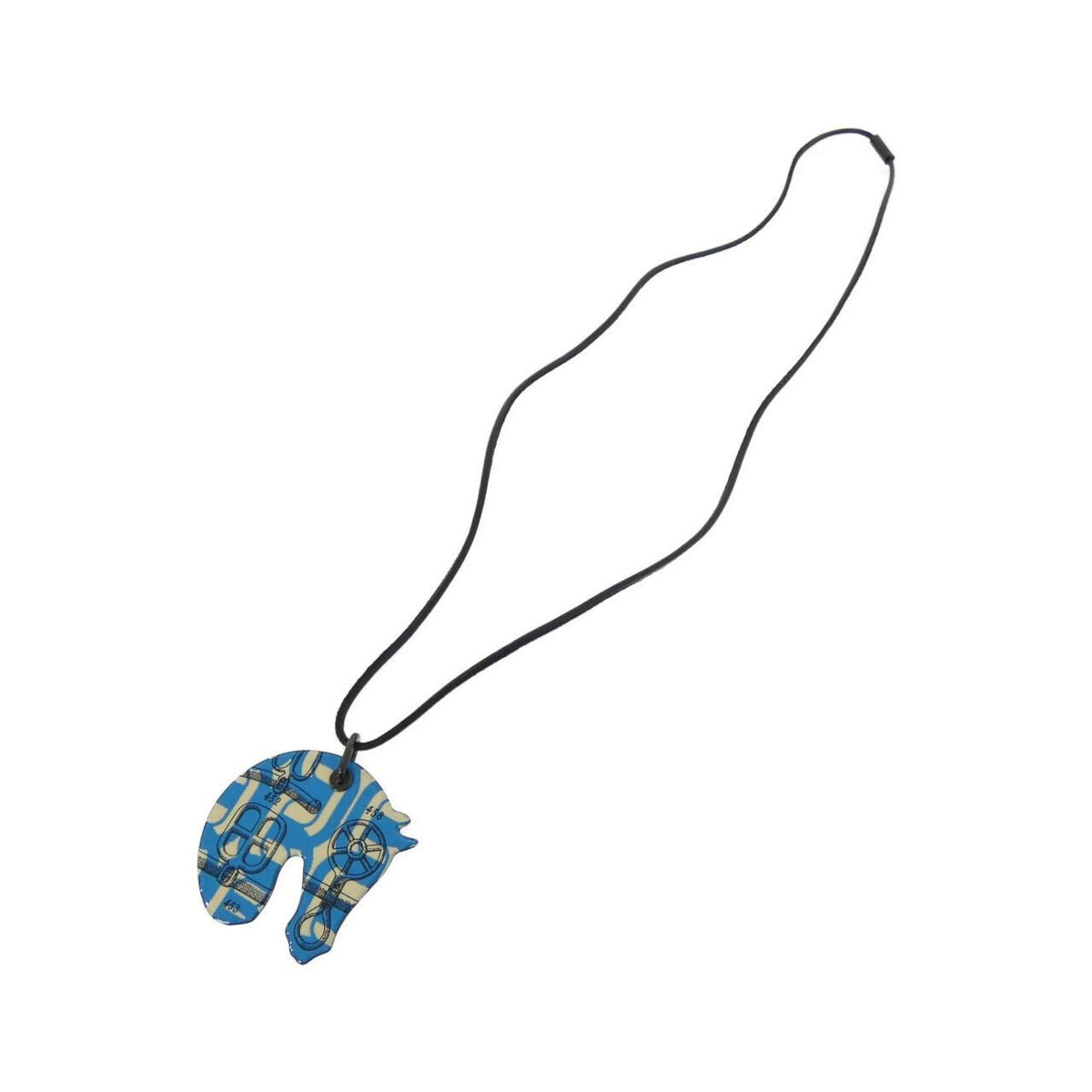 Hermes Manufacture de Bouclerie Tattersall PM Necklace — view 2