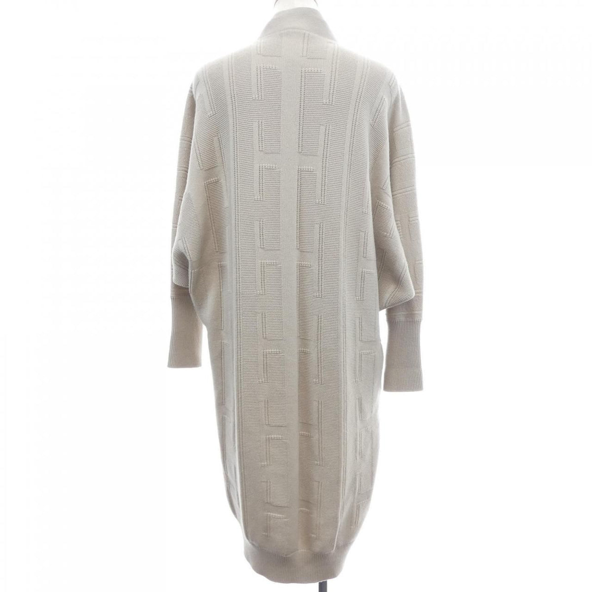 Hermes Long Cardigan Beige — view 2