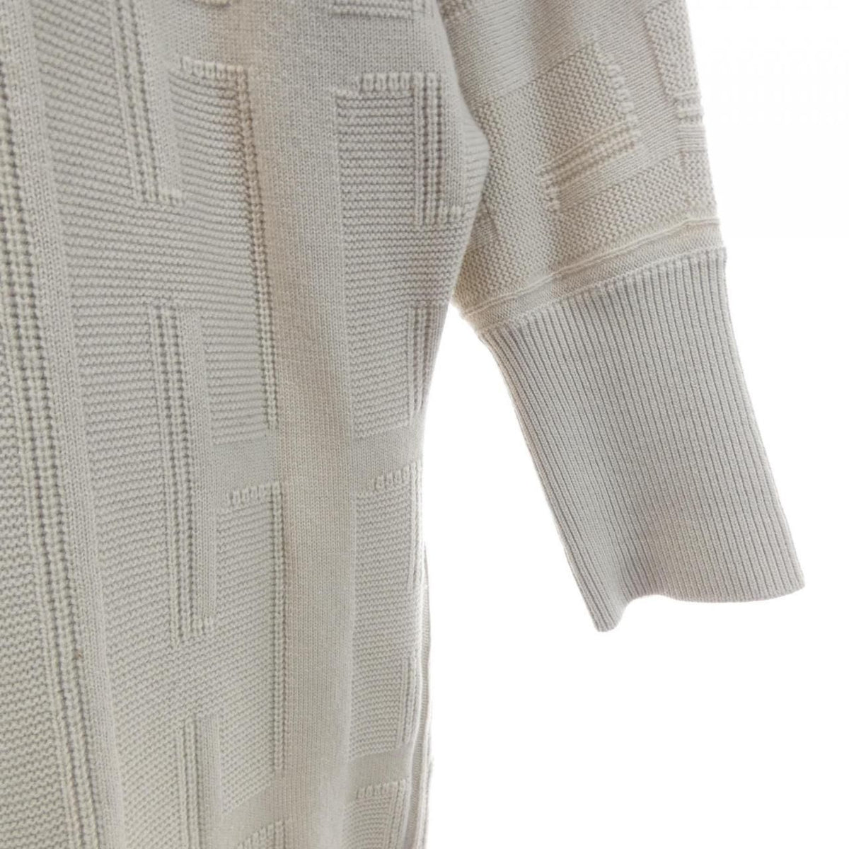 Hermes Long Cardigan Beige — view 6