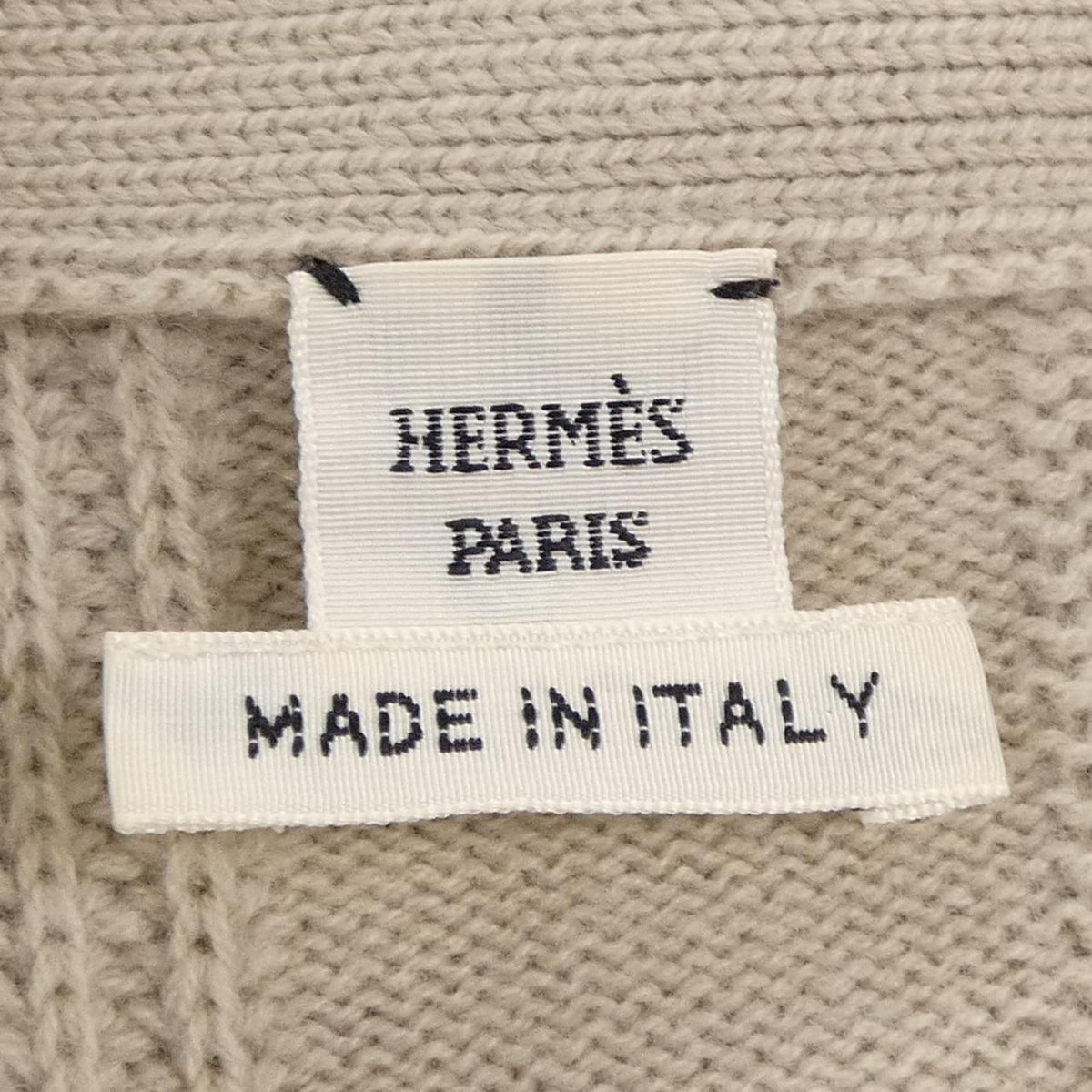 Hermes Long Cardigan Beige — view 4