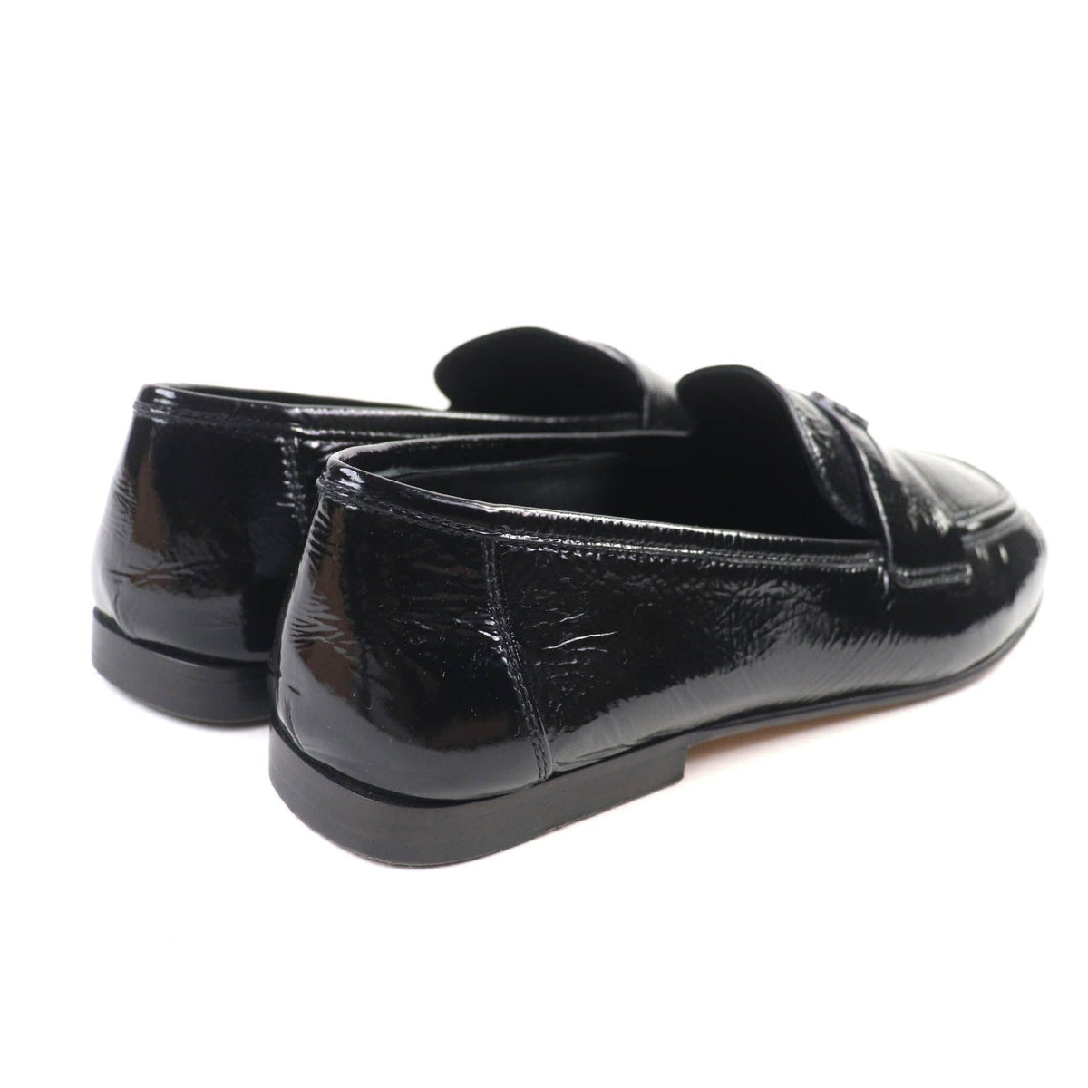 Louis Vuitton Soho Line Leather Loafers Black with LV — view 3