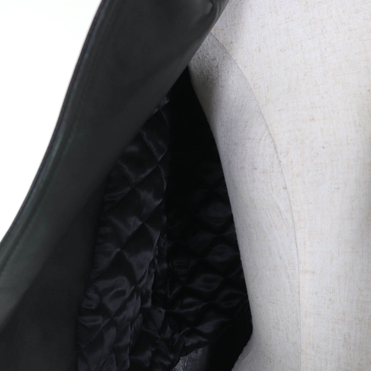 Balenciaga Swing Top Leather Rider's Jacket Black 34 — view 7