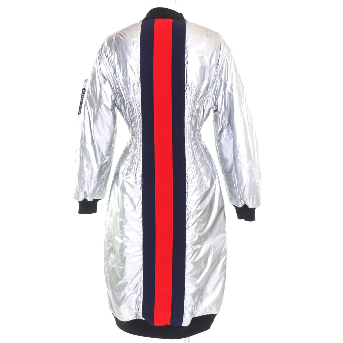 Gucci Resort Collection Metallic Zip Up Runway Wear Coat 36 — view 3