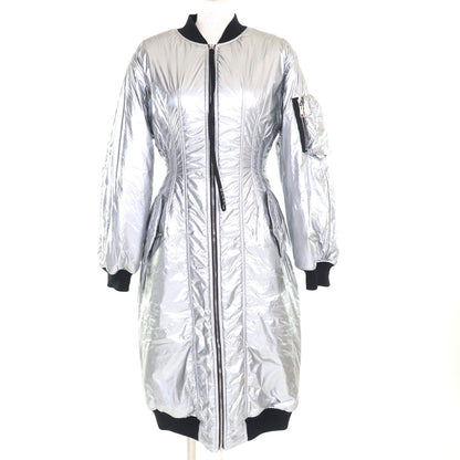 Gucci Resort Collection Metallic Zip Up Runway Wear Coat 36