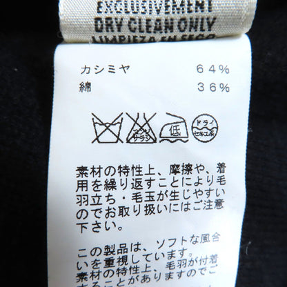 Hermes Cashmere Cotton H Logo Design Boat Neck Dropshoulder Short Sleeve Knit — view 7