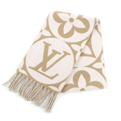 Louis Vuitton Flight Mode Scarf LV Medallion Beige Rose