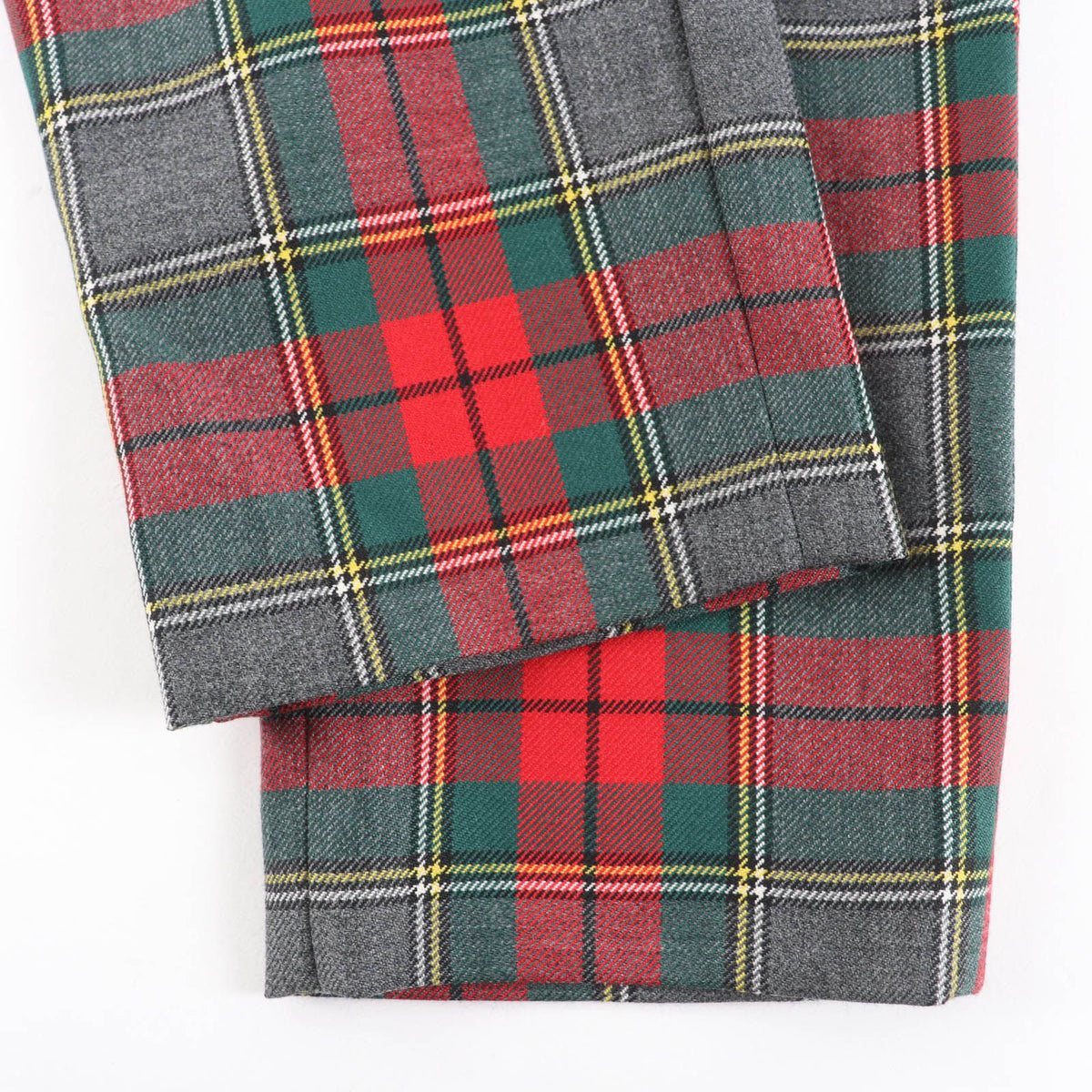 Dior Wool 100% Check Pattern Pants Multicolor 38 — view 6