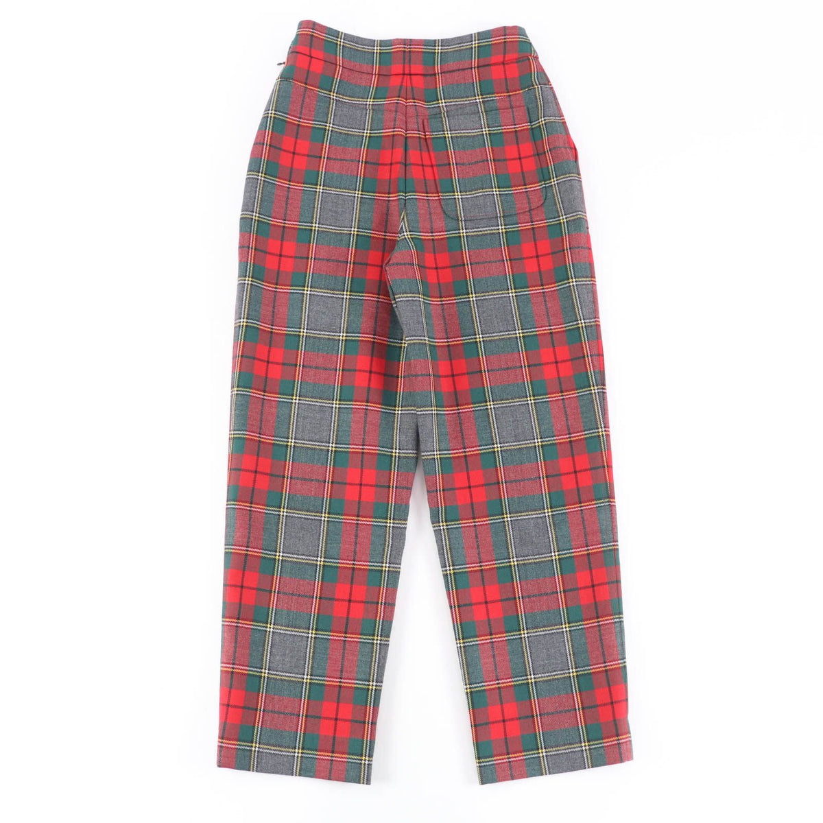 Dior Wool 100% Check Pattern Pants Multicolor 38 — view 2