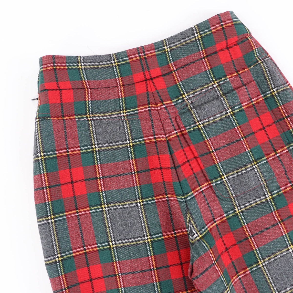 Dior Wool 100% Check Pattern Pants Multicolor 38 — view 5