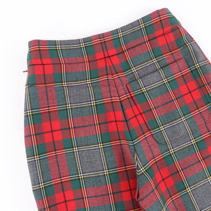 Dior Wool 100% Check Pattern Pants Multicolor 38 — view 5