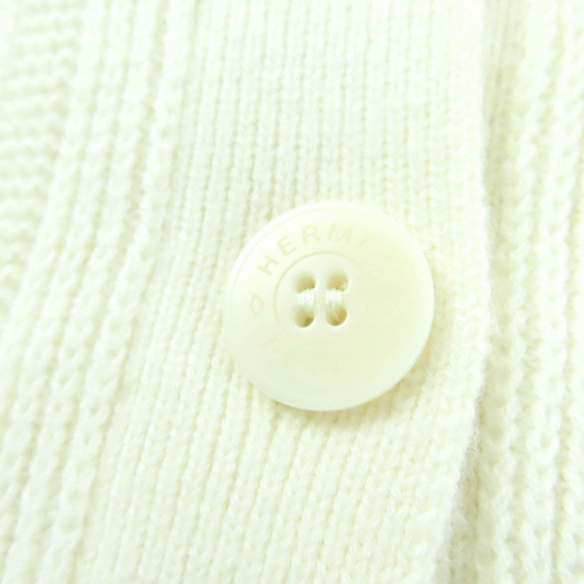 Hermes Wool 100% Belted H Motif Short Sleeve Knit Dress 38 — view 6