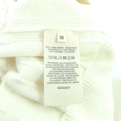 Hermes Wool 100% Belted H Motif Short Sleeve Knit Dress 38 — view 8