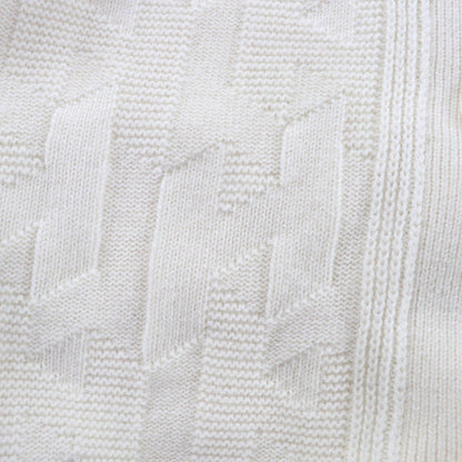 Hermes Wool 100% Belted H Motif Short Sleeve Knit Dress 38 — view 5