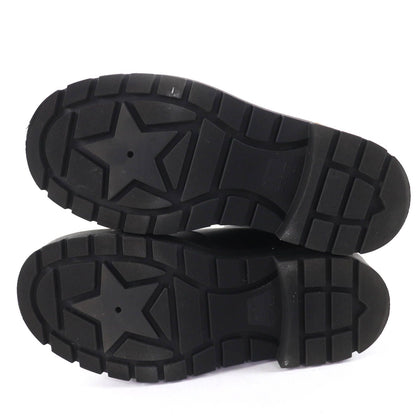 Dior Empreinte CD Logo Leather Short Boots Black — view 7