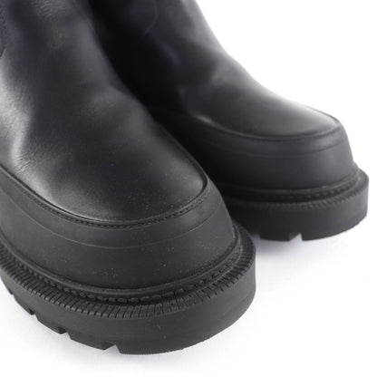 Dior Empreinte CD Logo Leather Short Boots Black — view 8