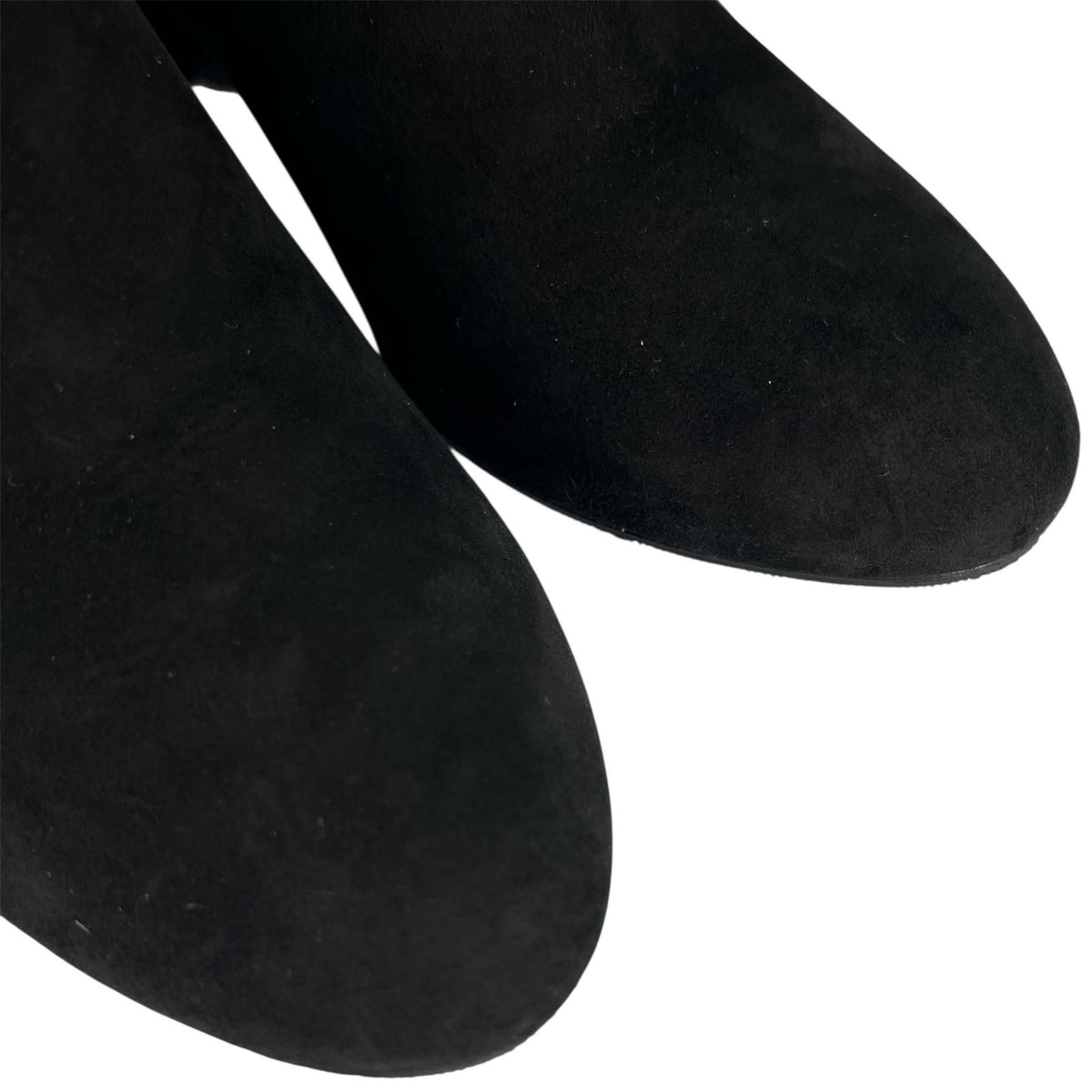 Louis Vuitton Silhouette Line Suede Leather Ankle Boots Black Gold — view 5