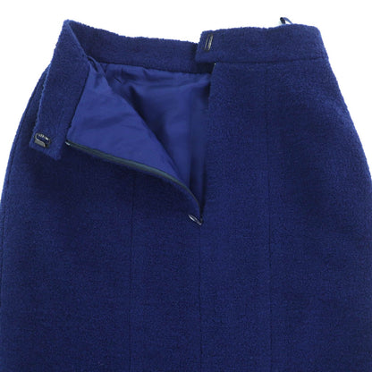 Chanel Boutique Vintage Lining Silk 100% CC Logo Buttoned Pile Suit 36 — view 8