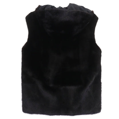Fendi Mink Lambskin Cashmere 100% FF Logo Reversible Vest 46 — view 5