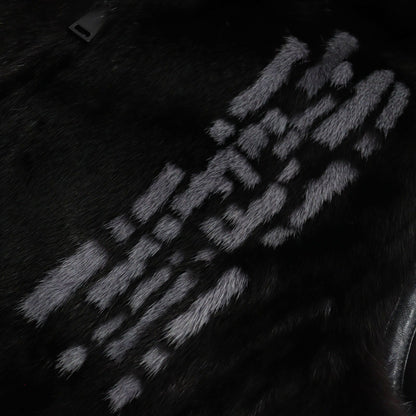 Fendi Mink Lambskin Cashmere 100% FF Logo Reversible Vest 46 — view 7