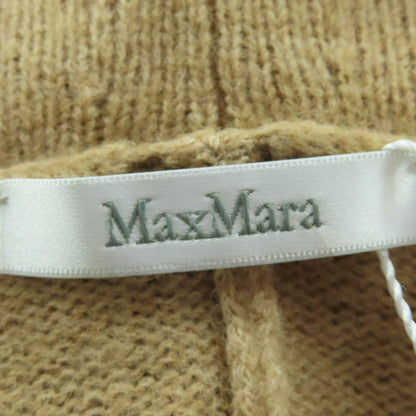 Max Mara Wool Camel Belt with Fringe Knit Coat Cardigan — view 6