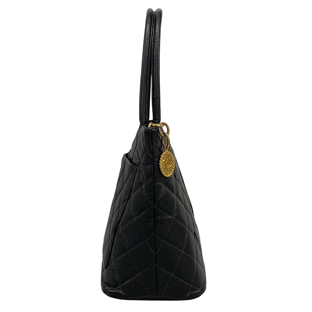 Chanel Tote Bag Reprint Black Gold — view 2