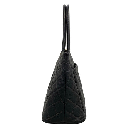 Chanel Tote Bag Reprint Black Gold — view 4