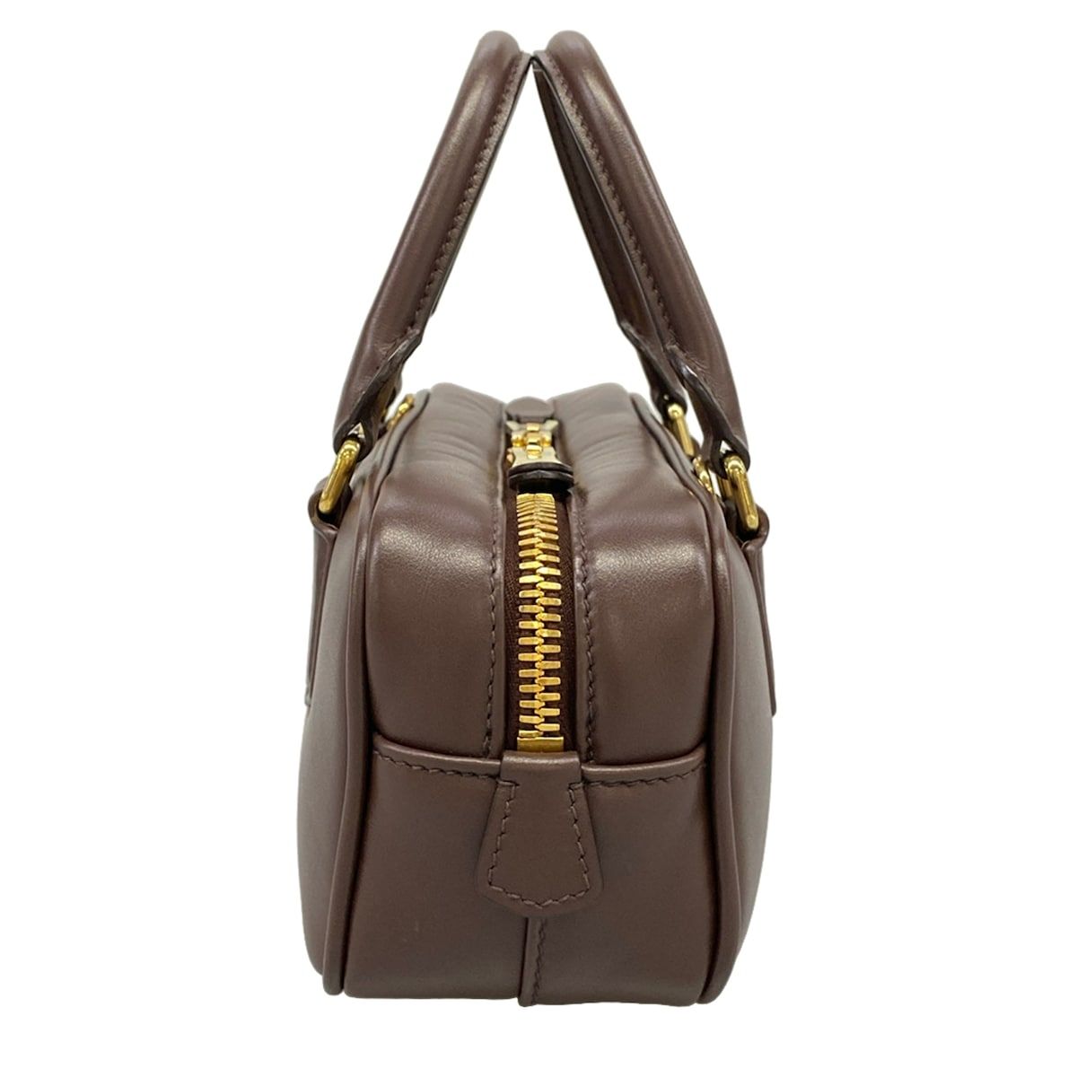 Miu Miu Handbag Arcadi Brown Leather — view 2